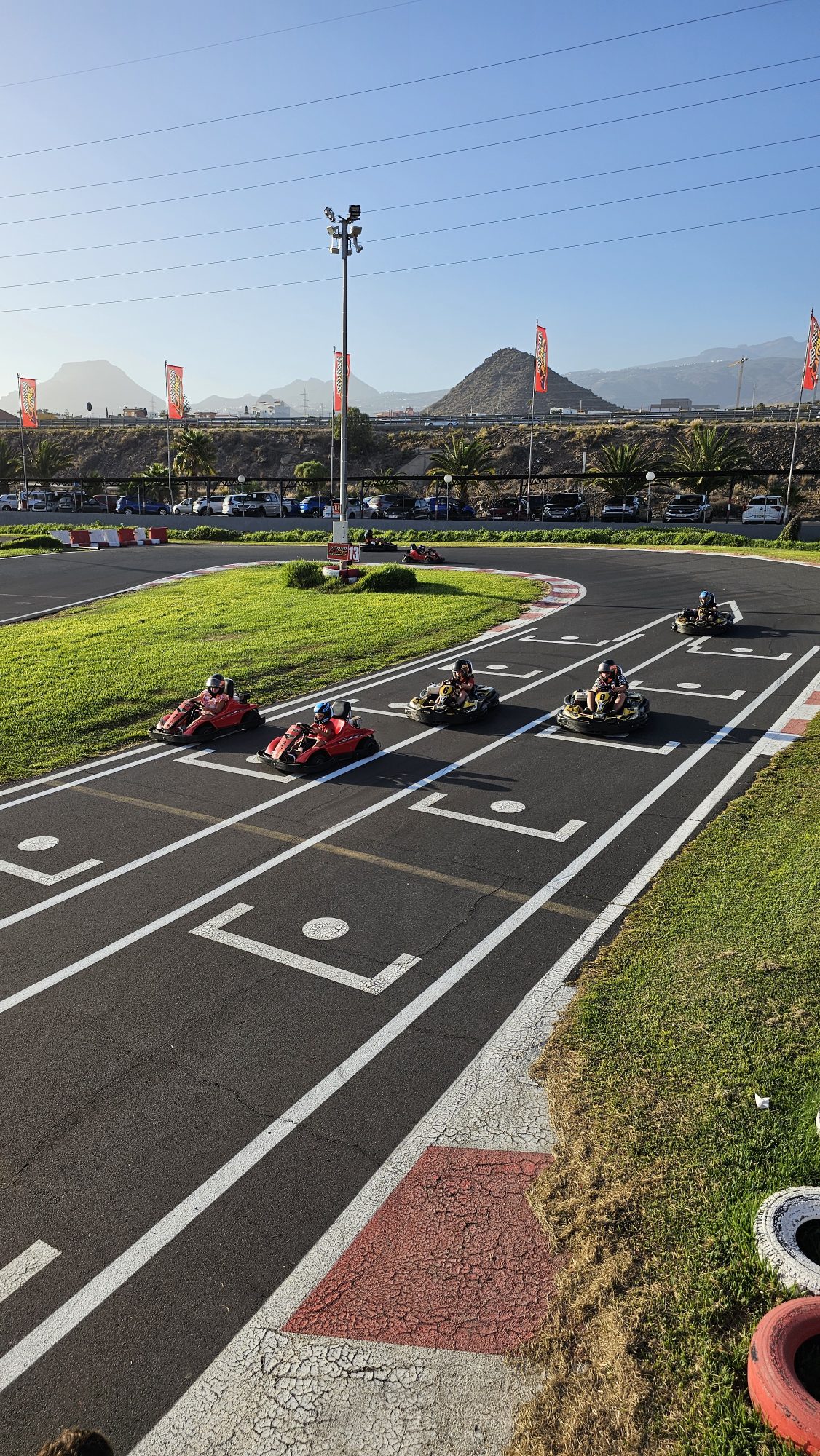 Kartbahn im Süden Teneriffas