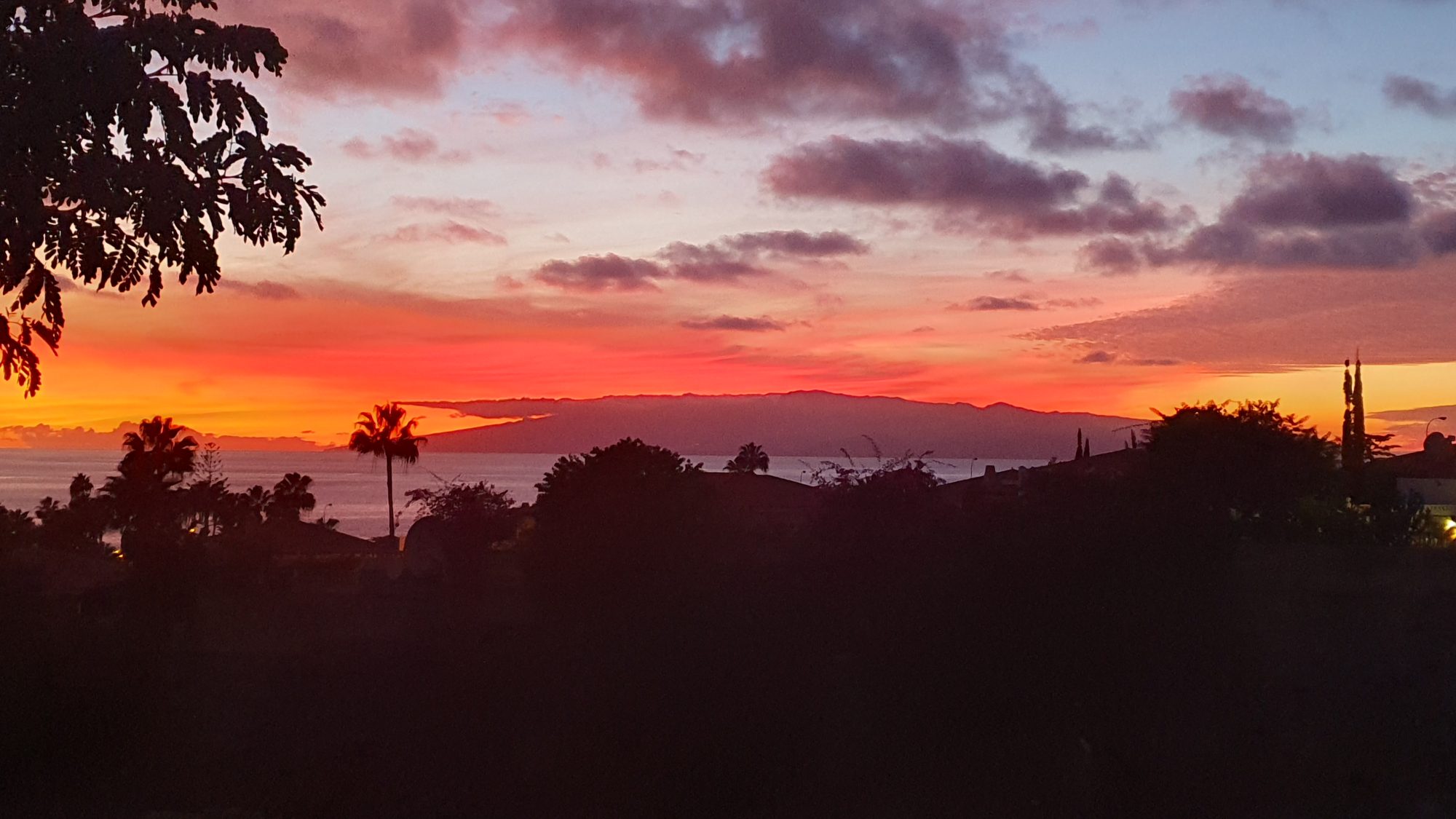 Sonnenuntergang über der Atlantikküste